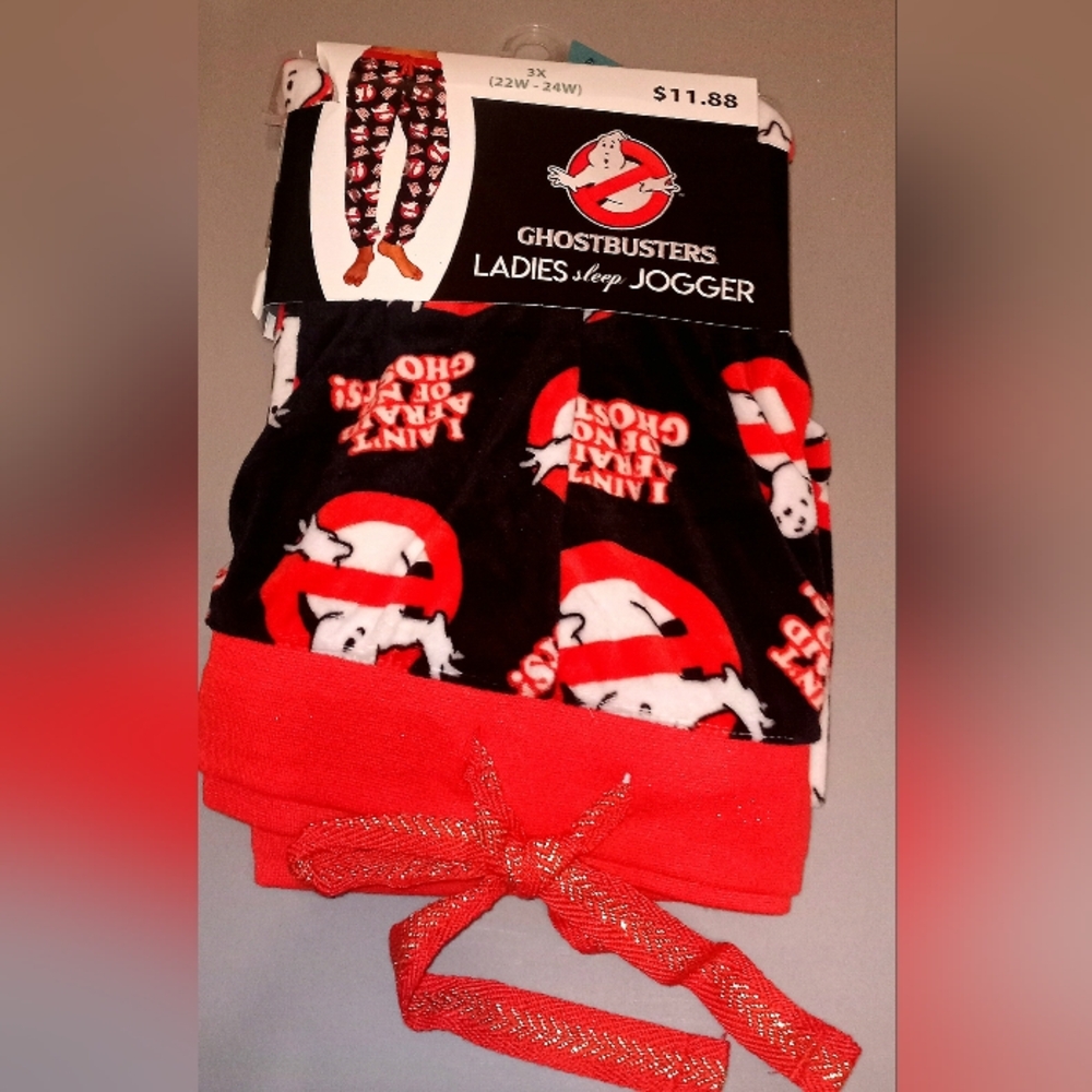 Ghostbusters Ladies Sleep Jogger 3X